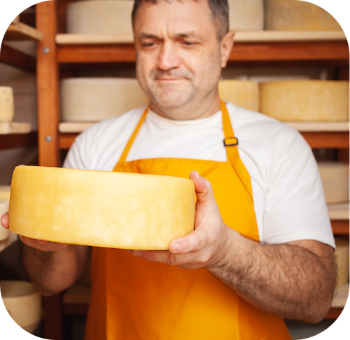 Cheese artisan small business owner